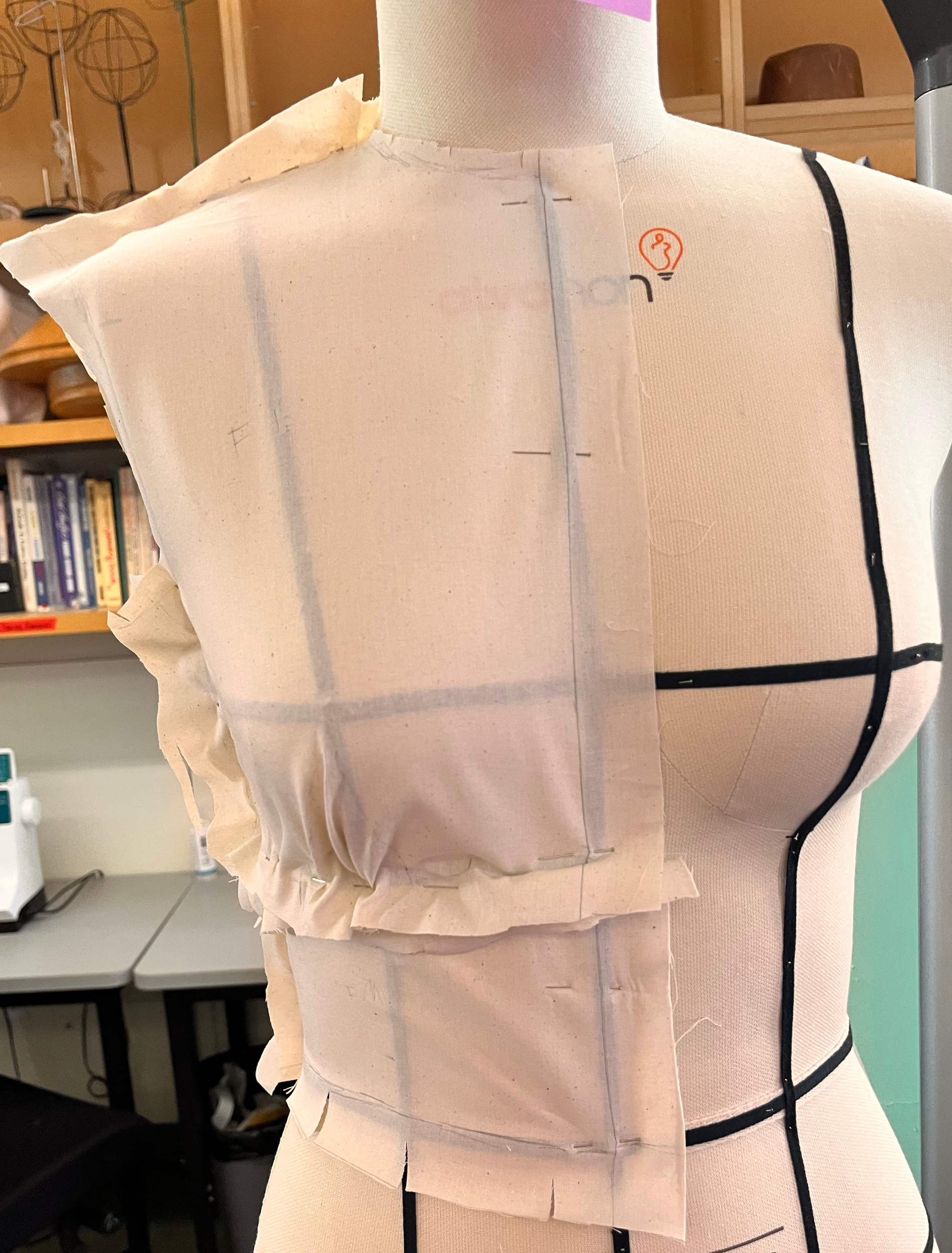 Bust Gather — Draping Study