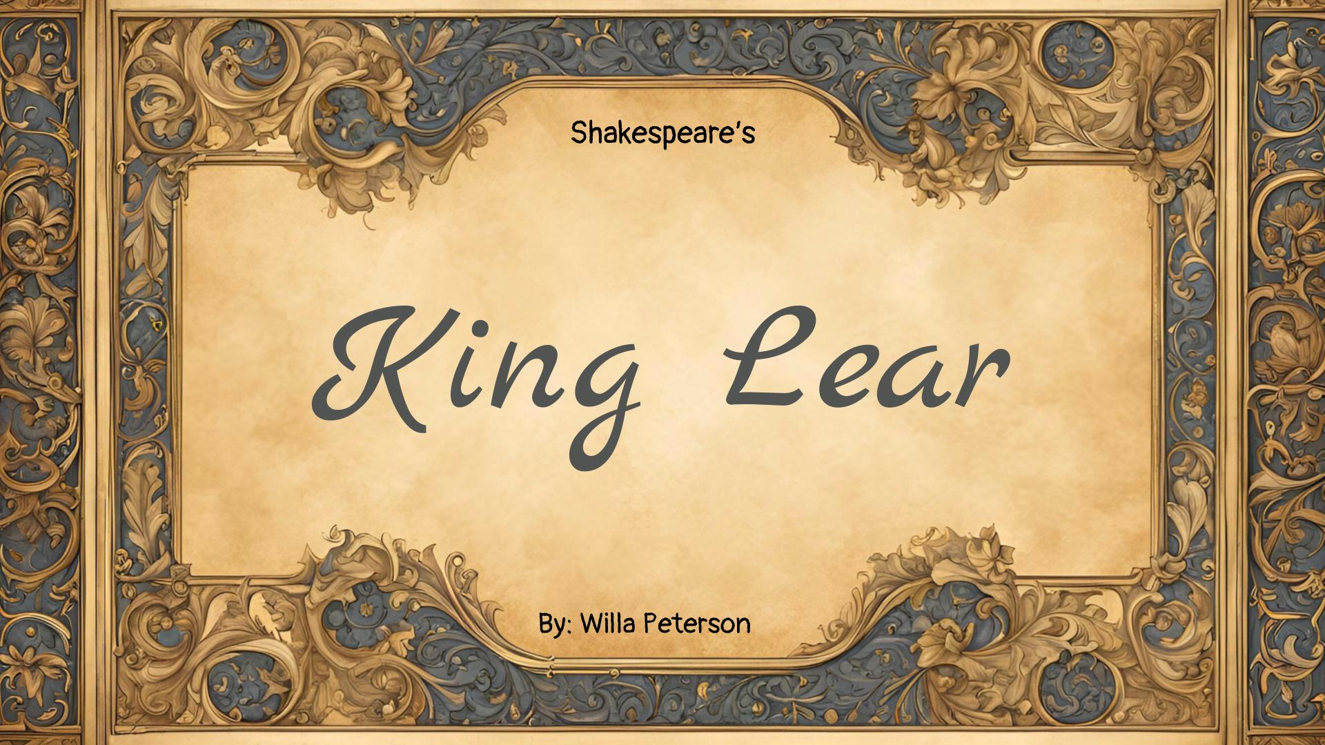 King Lear — overview