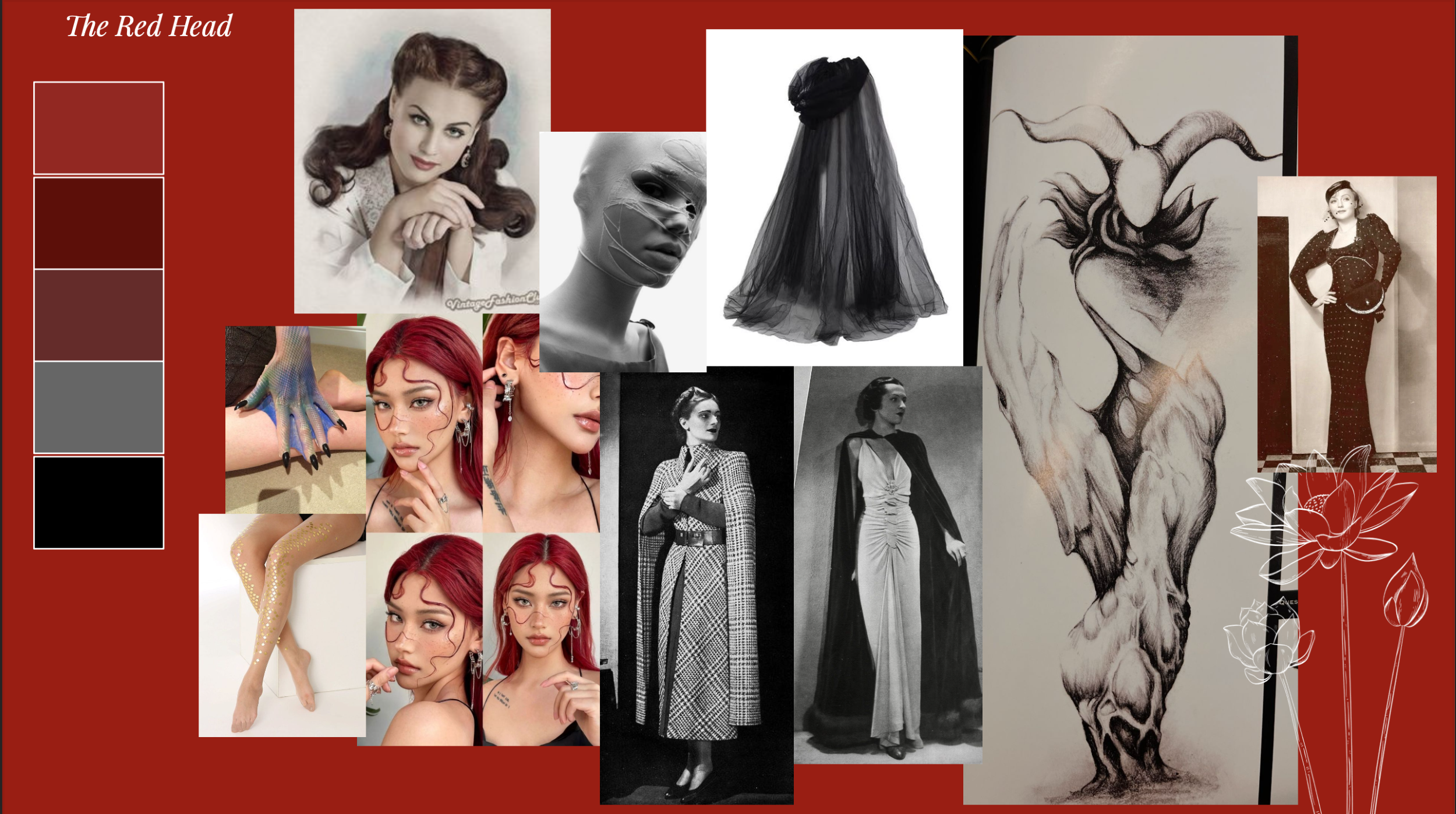 LT: Red Head Moodboard