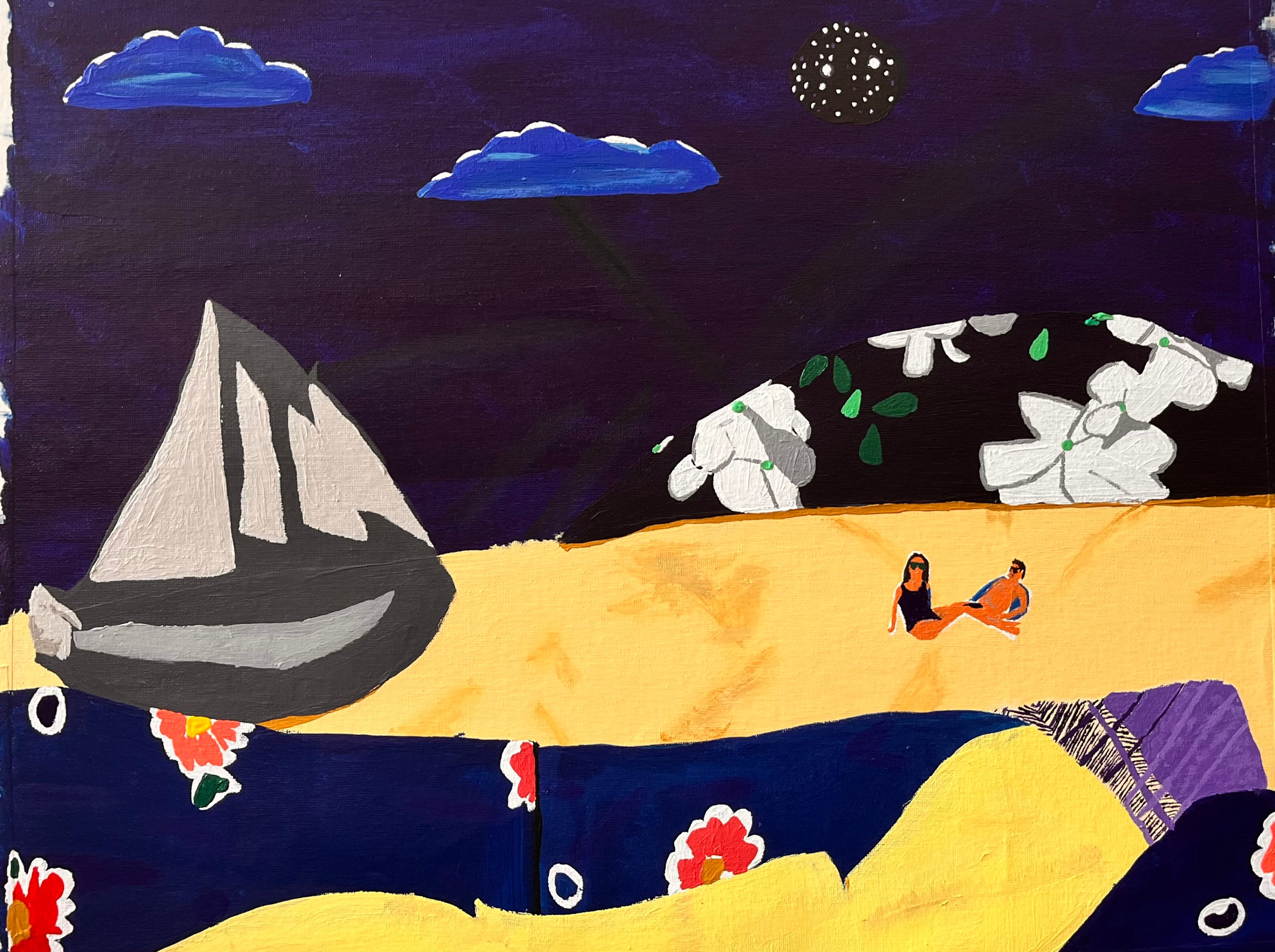 Collage On The Beach