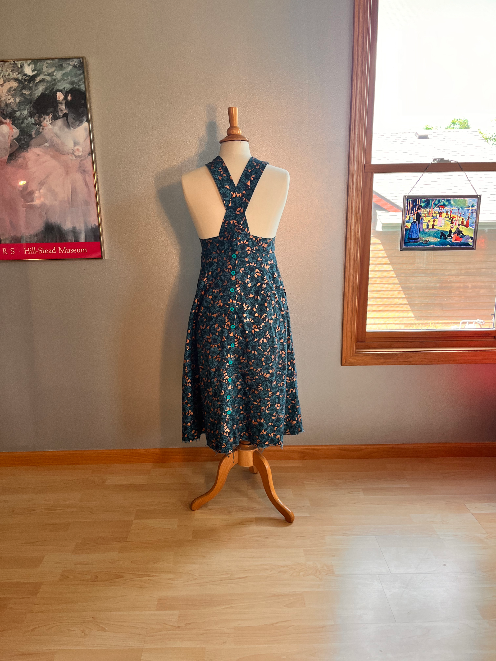 Floral Pinafore — detail